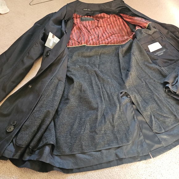 Harry Rosen mens trench coat. NWT - Picture 6 of 8